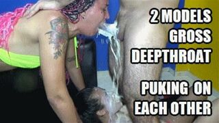Clips 4 Sale - DEEP THROAT FUCKING PUKE 23417D VIOLET + ANITA DEEPTHROAT PUKE IN EACH OTHER WITH MILK AND BEANS HD MP4