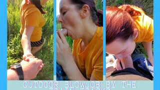 Clips 4 Sale - Blowjob by the train tracks 1080p HD