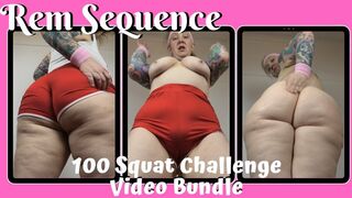 Clips 4 Sale - 100 Squat Challenge Video Bundle WMV