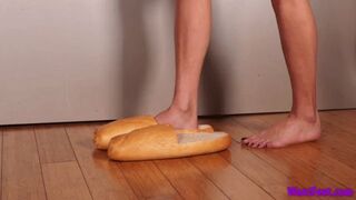 Clips 4 Sale - Vivian Bread Slippers - 4K MP4