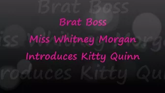 Clips 4 Sale - Brat Boss Whitney Morgan Introduces You To Kitty Quinn - mp4