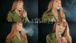 Clips 4 Sale - Chain-smoking wearing Leather jacket