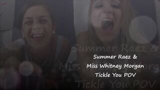 Summer Raez & Miss Whitney Morgan Tickle You POV - mp4