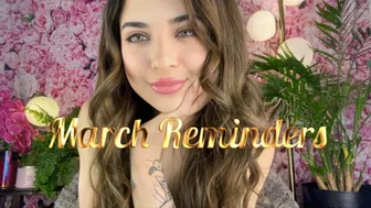 Clips 4 Sale - March Reminders