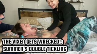 Clips 4 Sale - THE VIXEN GETS WRECKED!: SUMMER’S DOUBLE TICKLING