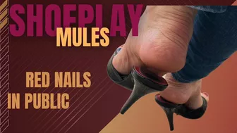 Clips 4 Sale - Dangling, Jeans, Mules And Arched Feet On The Train