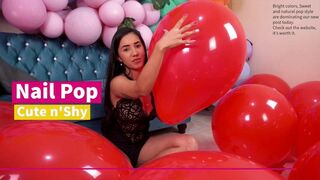 Clips 4 Sale - Camilla Shy Nail Pop Red 16"