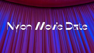 Clips 4 Sale - Shoeplay in Nylons at the Movies