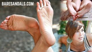 Clips 4 Sale - Ginevra's stunning long toes, flexible soles, and slender feet - Video update 13288 HD