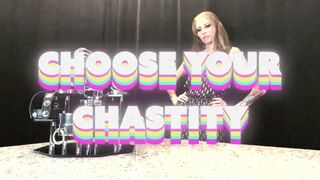 Choose Your Chastity - Keyholder Femdom POV by Goddess Kyaa - 1080p MP4