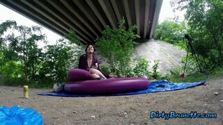 Clips 4 Sale - Dirty brunette fucking rough outdoor get a big facial cumshot