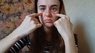 Clips 4 Sale - Touching the fingernails of the eyeball