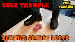 Clips 4 Sale - Crushing his Cock in Combat Boots Black Leather - CBT Bootjob with TamyStarly - (Top Version) - Heeljob, Ballbusting, Femdom, Shoejob, Ball Stomping, Foot Fetish Domination, Footjob, Cock Board, Crush