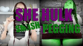 Clips 4 Sale - She Hulk Pegging- Superheroins- Cosplay- Pegging- Transformation- Giantess- SFX- VFX- Sci Fi- Clothes Ripping