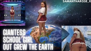 Clips 4 Sale - Giantess Schoolgirl Outgrew The Earth