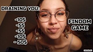 Clips 4 Sale - FINDOM GAME Draining you
