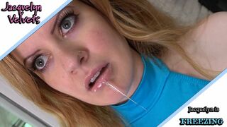 Clips 4 Sale - Jacquelyn is Freezing - Mind Control - Freeze Fetish - Drooling - Topless