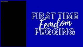Clips 4 Sale - FIRST TIME getting his asshole PEGGED by a Femdom