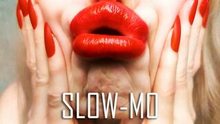 Clips 4 Sale - Sultry Mesmerizing Slow-Mo of Plump Lips