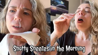 Clips 4 Sale - Snotty Sneezes In The Morning