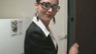 Clips 4 Sale - 25 Years Old Alesha Blows Joe And Gets Jizz On Her Glasses! (1st half wmv)