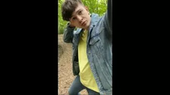 Clips 4 Sale - Hot Boy Jerking Big Dick OUTDOORS Huge Load Massive Cock "-" Sexy