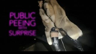 PUBLIC PEEING WITH SURPRISE