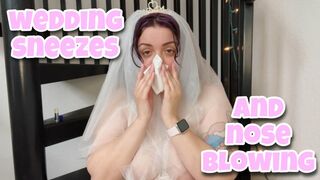 Clips 4 Sale - wedding sneezes and nose blowing