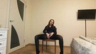 Clips 4 Sale - The goddess in black tights shows off her beautiful legs