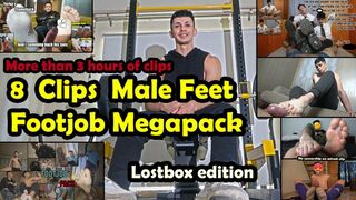 Clips 4 Sale - Footjob Pack - Santoro and Lostbox footjob