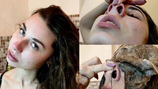 Clips 4 Sale - Wet Hair Nose Pinching (custom video)