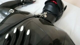 Clips 4 Sale - Rubberdoll in Pup Mask Smothered, Spanked and Ridden with Dildo and Vibrator