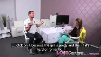 Love Creampie - Big Cock Shoots A Ton Of Cum Deep Inside Casting Agents Pussy