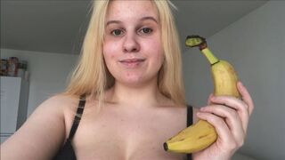 My Dirty Hobby - ANAL BANANA!!!  NO CUCUMBER! IT’S A BANANA FOR MY ASS! :)