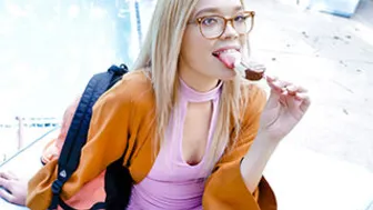 Dick Tease porn video – POV Life - Swallow For The Camera