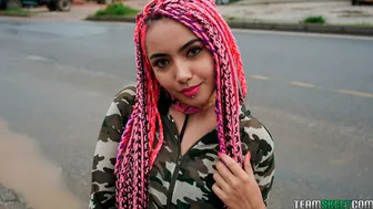 OyeLoca - Long-Haired Mademoiselle Evolet Screwed Like A Cheap Hooker