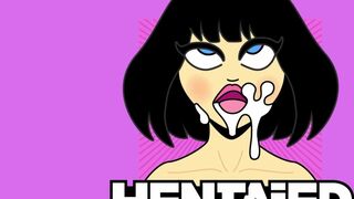 Real Life Hentai - Romy Indy Fuck Dildo with Creampie and Squirting