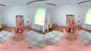 POV Blowjob with VR Babe Karol Lilien makes you Wanna Cum inside of her