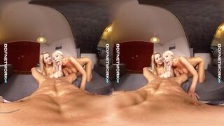 Let Horny VR Cum Lovers Karol Lilien & Nikky Dream Swallow your Dick in POV