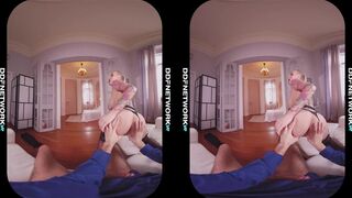 Tattooed VR Glamour Babe Kayla Green Rides your Hard Dick in Immersive POV