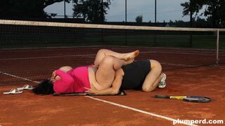 BBW Dominatrix Face Sitting for Tennis Lessons
