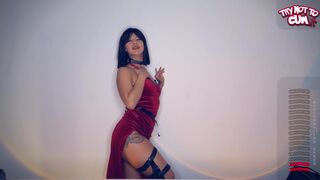 RESIDENT EVIL COSPLAY - ADA WONG - TRY NOT TO CUM - DEMO