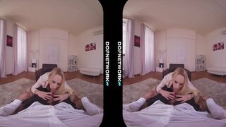 Busty Naughty VR Sex Therapist Angel Wicky Rides your Big Hard Cock in POV