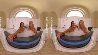 Watch Lesbians Tracy Lindsay and Satin Bloom Fuck in Virtual Reality