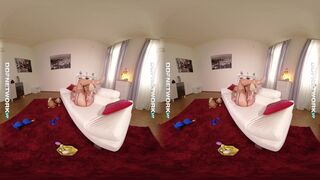 Kayla Green Enjoys a Huge Orgasm with Vibing Egg in VR