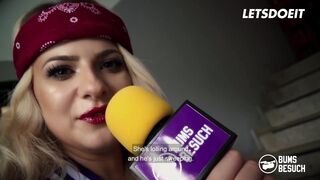 Big Tits Blondie Lilli Vanilli Receives Warm Cum from Amateur Cock