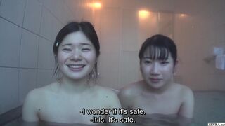 Adorable first Time Japanese Lesbians Private Vacation Video