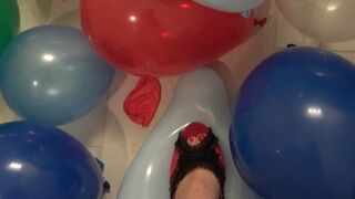 Clips 4 Sale - POV balloon stomping in heels