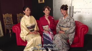 Reiko Kobayakawa and Akari Asagiri plus Friend Kimono Sex Party