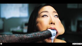 Hentaied - FULLY CREAMPIED AND BUKKAKED - Aliens Fuck Hot Chicks